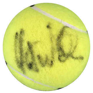 Mats Wilander Autographed Wilson US Open 1 Tennis Ball