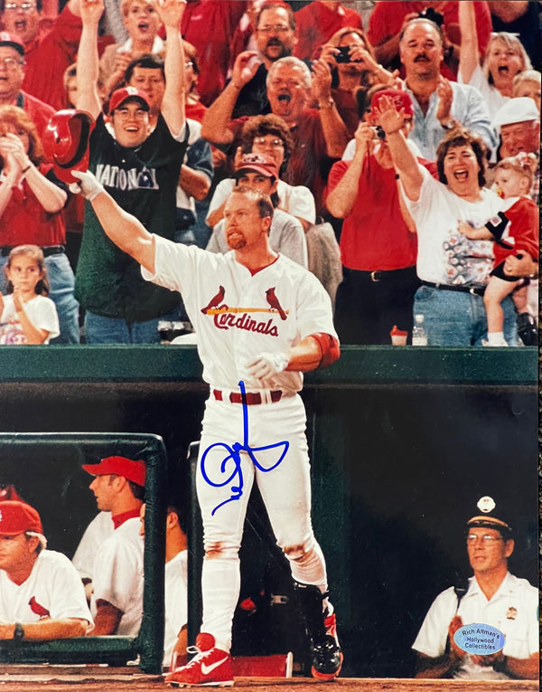Mark McGwire Autographed 8x10 Baseball Photo