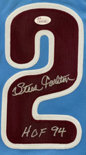 Steve Carlton Autographed Philadelphia Phillies Blue Jersey (JSA)