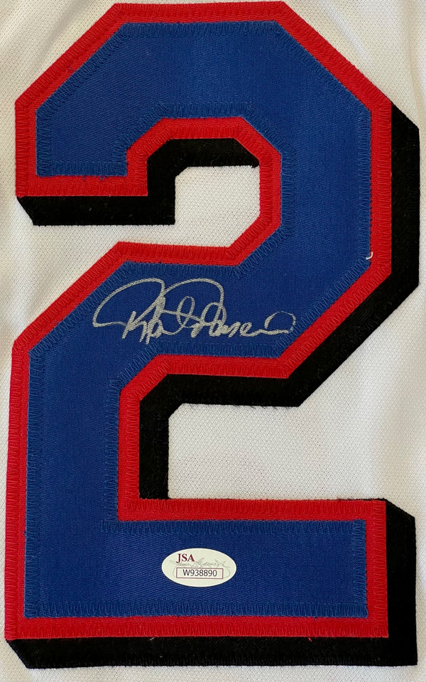 Rafael Palmeiro Autographed Texas Rangers White Jersey (JSA)