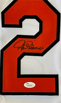 Rafael Palmeiro Autographed Baltimore Orioles White Jersey (JSA)