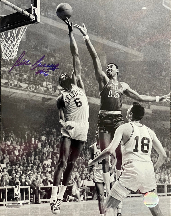 Bill Russell Autographed 11x14 Basketball Photo