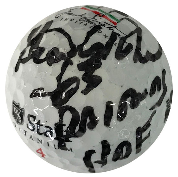 Gene Upshaw Autographed Staff Titanium 4 Golf Ball