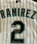 Hanley Ramirez Autographed 2009 Game Used White Pinstripe Marlins Jersey (MLB)
