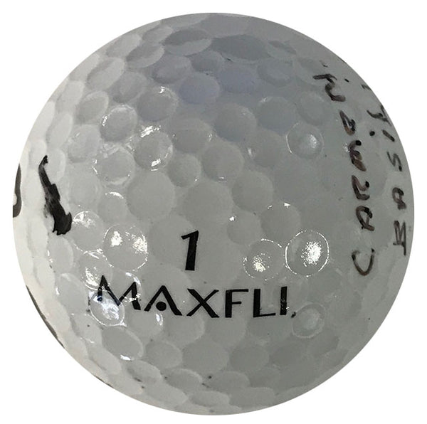 Carmen Basilio Autographed MaxFli 1 Golf Ball