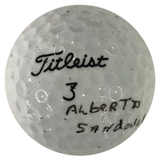 Alberto Sandoval Autographed Titleist 3 Golf Ball