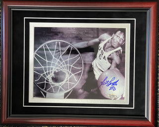 Bill Russell Autographed USF 8x10 Framed Basketball Photo