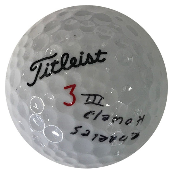 Charles Howell III Autographed Titleist 3 Golf Ball