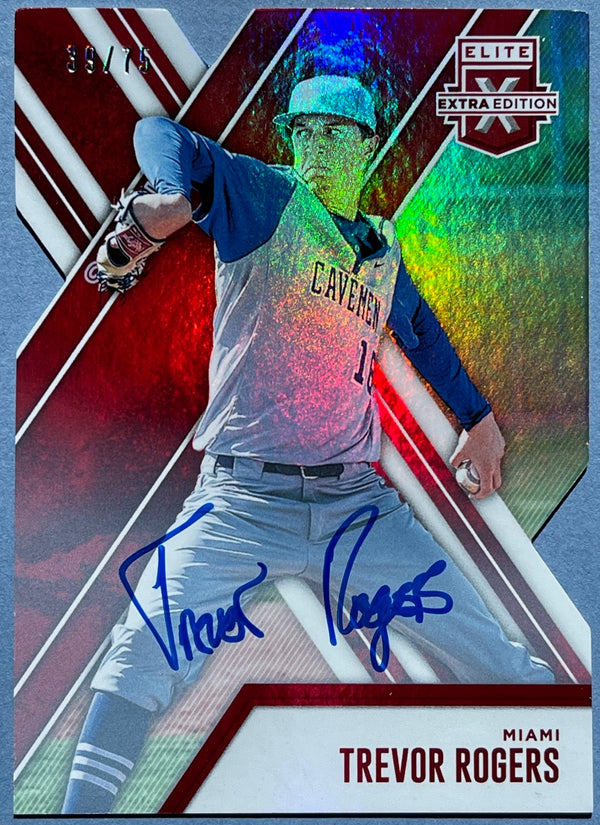 Trevor Rogers Autographed 2017 Panini Elite Extra Edition Baseball Card