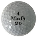 Pat Sacket Autographed Maxfli 4 MD Golf Ball