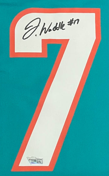 Jaylen Waddle Autographed Miami Dolphins Aqua Jersey (Fanatics)