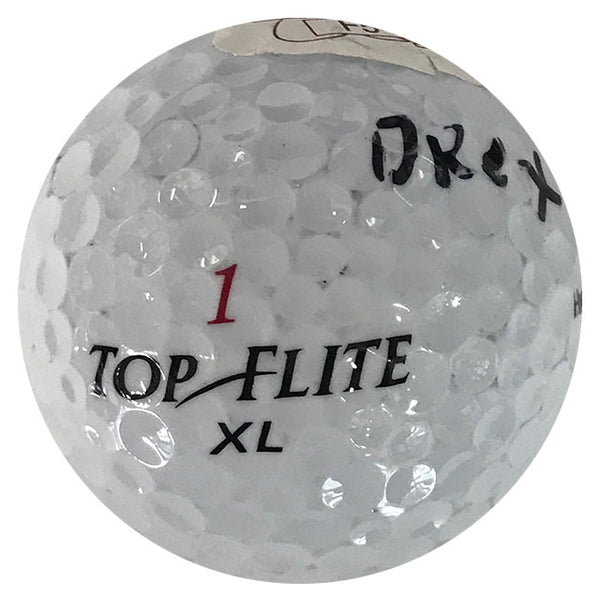 Clyde Drexler Autographed Top Flite 1 XL Golf Ball (JSA)