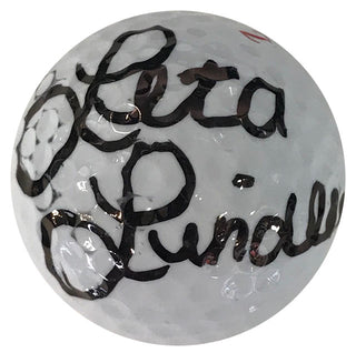 Leta Lindley Autographed Pinnacle 2 Golf Ball