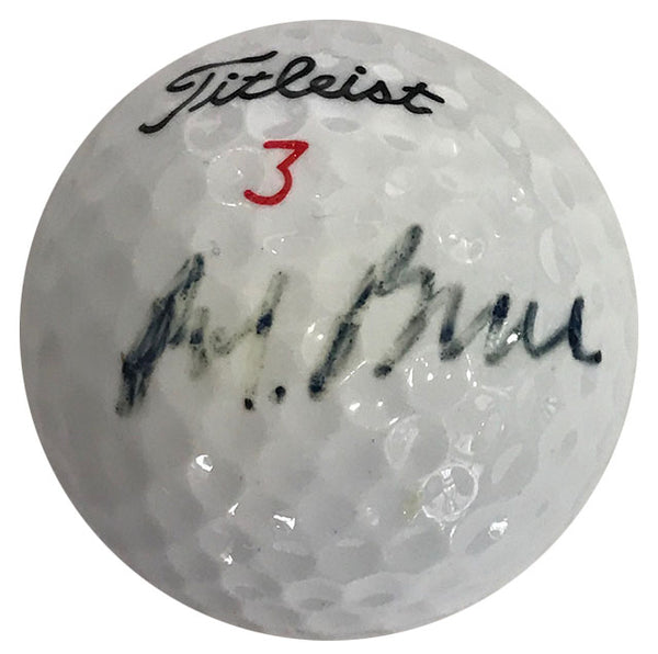Bobby Brue Autographed Titleist 3 Golf Ball
