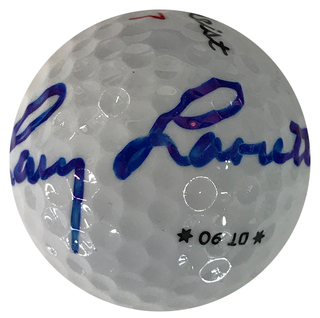 Larry Laoretti Autographed Titleist 7 Golf Ball