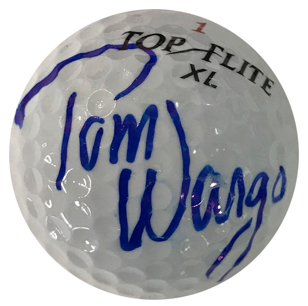 Tom Wargo Autographed Top Flite 1 XL Golf Ball