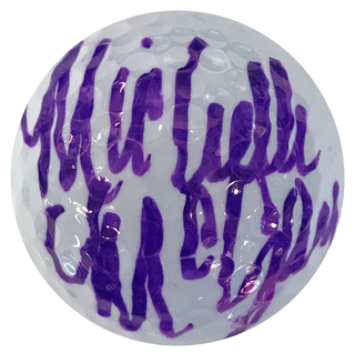 Michelle McGann Autographed Top Flite 1 XL Golf Ball