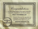 Wilt Chamberlain Autographed Spalding Leather Game Basketball (JSA)