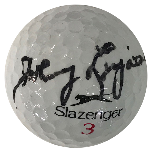 Johnny Lujack Autographed Slazenger 3 Golf Ball