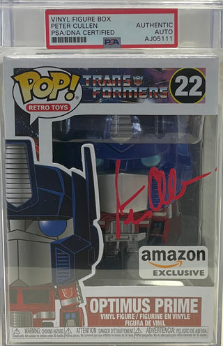 Peter Cullen Autographed Optimus Prime Funko Pop (PSA)