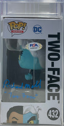 Richard Moll "Two Face" Autographed Two-Face Funko Pop (PSA)