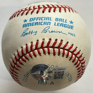 Jim Palmer Autographed Official Baseball (Beckett)