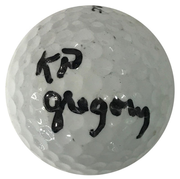 KP Gregory Autographed Titleist 7 Golf Ball