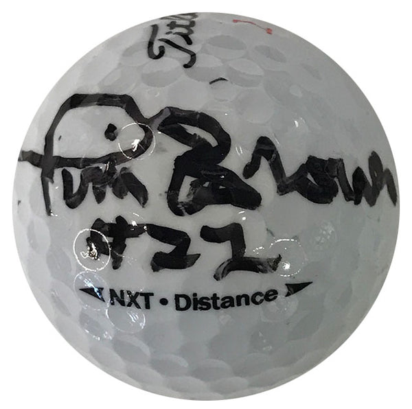Tim Brown Autographed  Titleist 1 Golf Ball