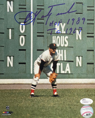 Carl Yastrzemski Autographed 8x10 Baseball Photo (JSA)