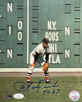 Carl Yastrzemski Autographed 8x10 Baseball Photo (JSA)