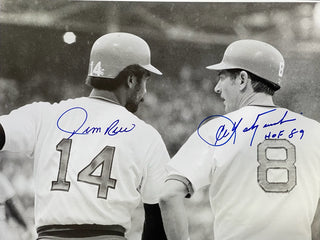 Jim Rice Carl Yastrzemski Autographed 11x14 Baseball Photo