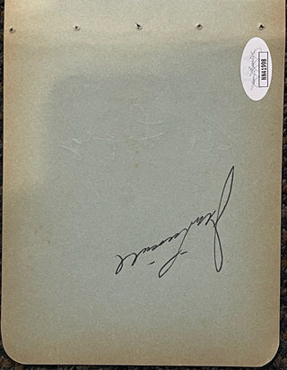 Al Lopez Autographed 4 1/2 x 6 Album Page (JSA)