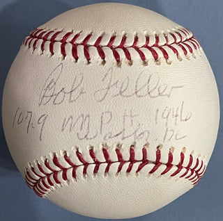 Bob Feller Autographed Official Baseball (Steiner)