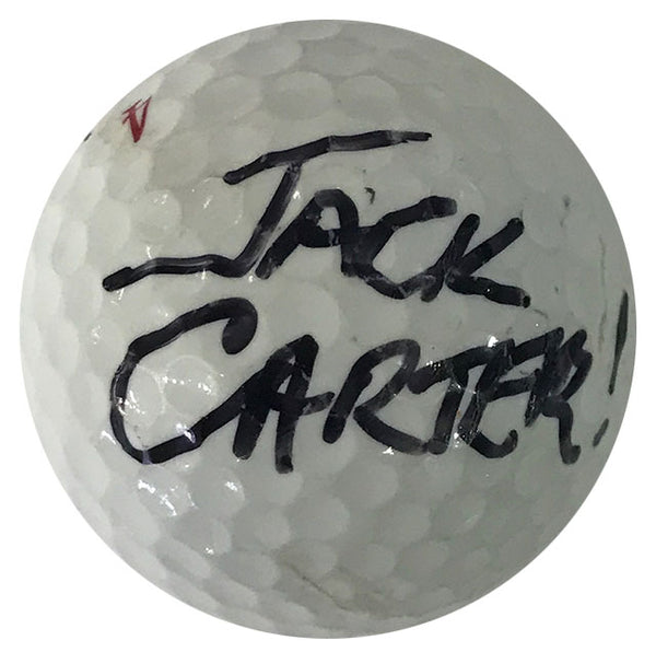 Jack Carter Autographed Spalding 4 Tour Edition Golf Ball