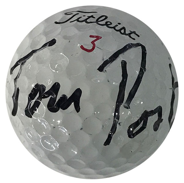 Tom Poston Autographed Titleist 3 Golf Ball