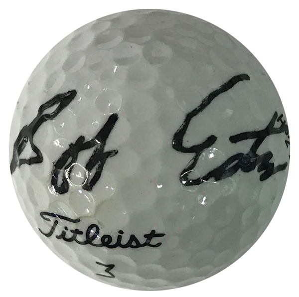 Bob Estes Autographed Titleist 3 Golf Ball