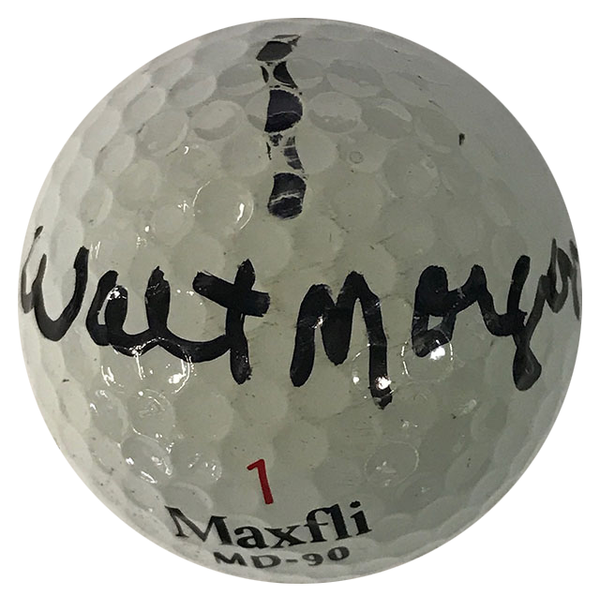 Walt Morgan Autographed MaxFli 1 Golf Ball