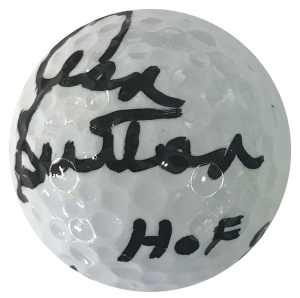 Don Sutton HOF 98 Autographed Spalding 3 Golf Ball