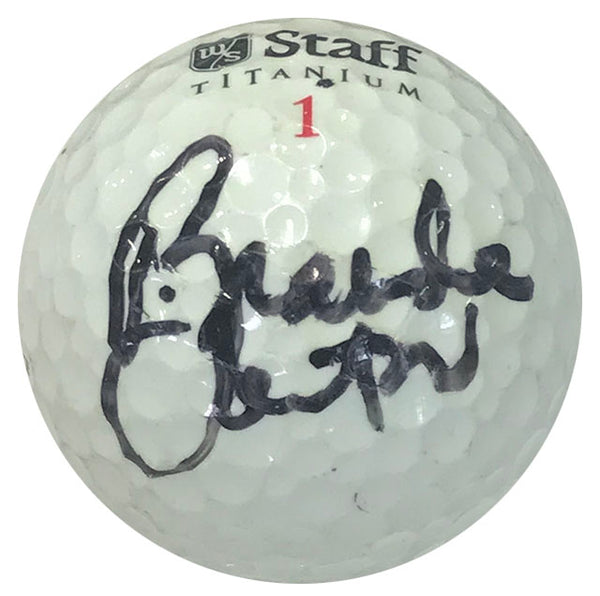 Brandie Burton Autographed Titanium Staff 1 Golf Ball