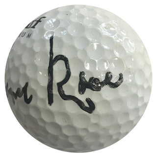 Clarence Rose Autographed Titanium Staff 4 Golf Ball