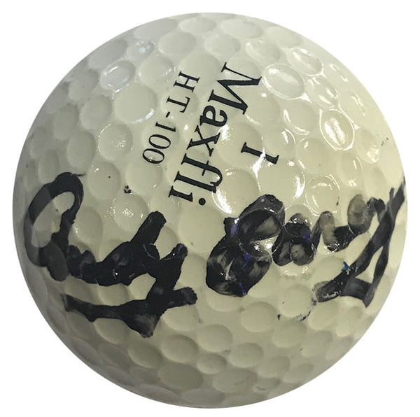 Andy Carey Autographed MaxFli 1  Golf Ball