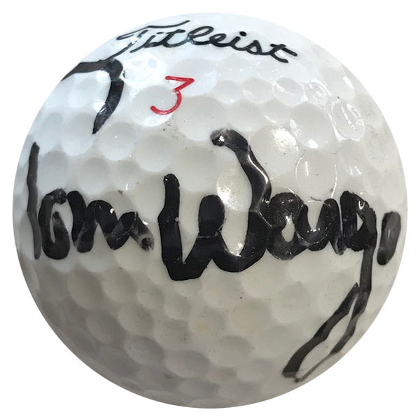 Tom Wargo Autographed Titleist 3 Golf Ball