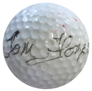 Tom Flores Autographed Top Flite 3 Golf Ball