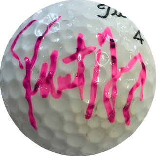 Robert Gamez Autographed Titleist 4 Golf Ball