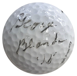 George Blanda Autographed Top Flite 4 Golf Ball