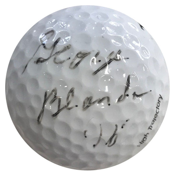 George Blanda Autographed Top Flite 4 Golf Ball