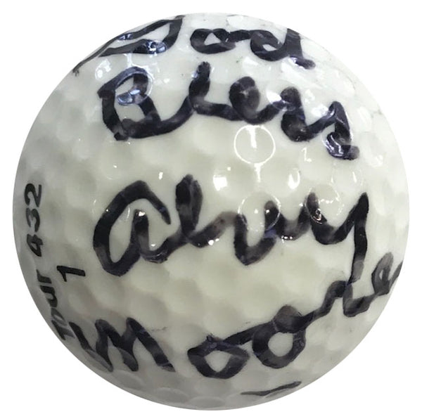 Alvy Moore Autographed Tour 1 Golf Ball