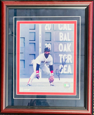 Mike Lowell Autographed Boston Red Sox 8x10 Photo - Mounted