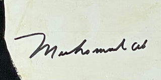 Muhammad Ali Autographed Framed Canvas (JSA)