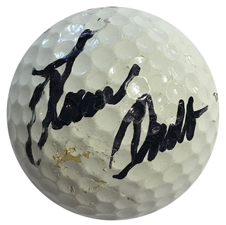 Lennie Clements Autographed Titleist 3 Golf Ball